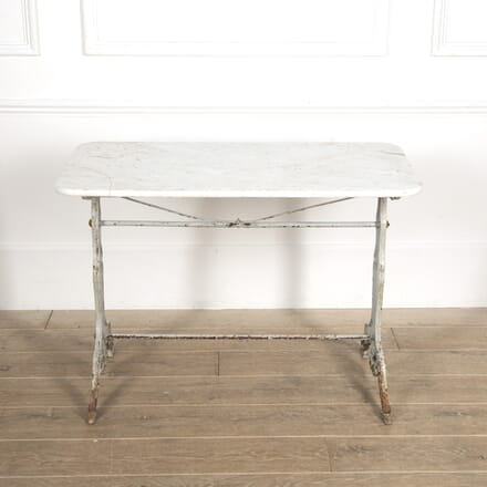 French Bistro Table with Marble Top GA1516518