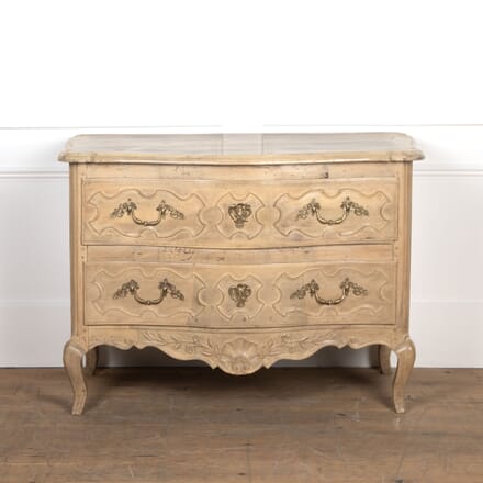 19th Century French Bleached Two Drawer Commode CC8126624