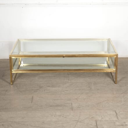 Mid-Century French Brass Coffee Table CT4525410