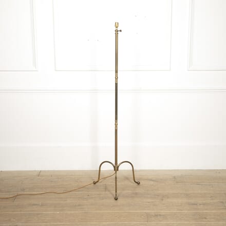 French Brass Reeded Floor Lamp LL1516562