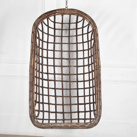 20th Century French Cane Hanging Chair CH4526574