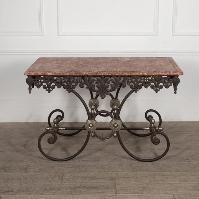 19th Century French Cast Iron Patisserie Table TS4530317