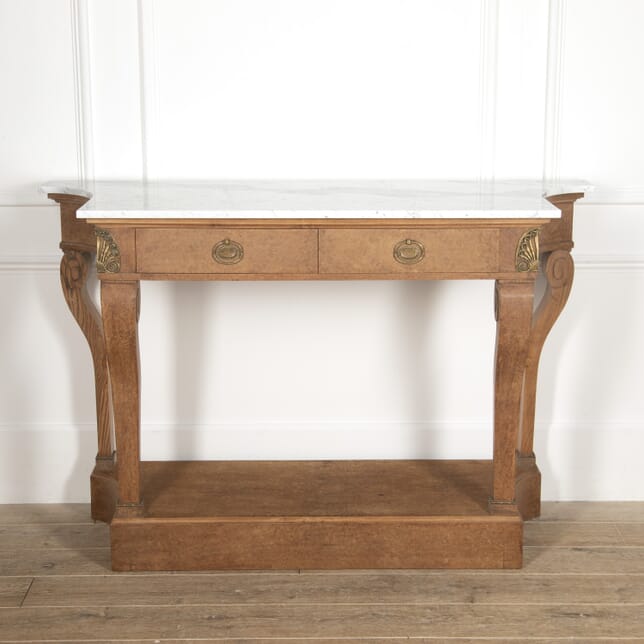 French Bird's-Eye Maple Console Table CO4816583