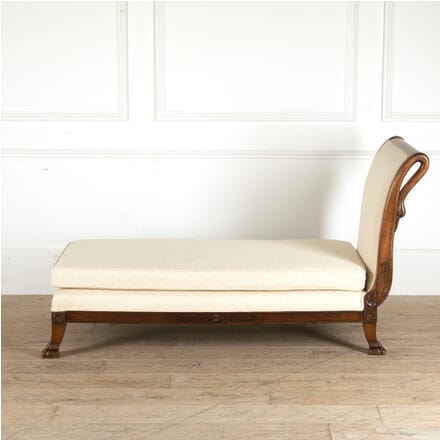 French Empire Daybed With Carved Swan Neck Detail SB8811004