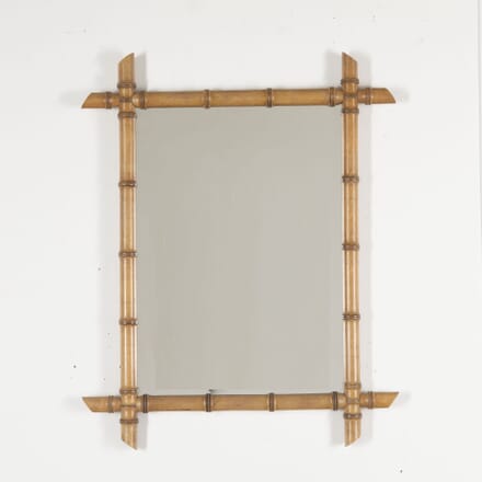 20th Century French Faux Bamboo Mirror MI3523130