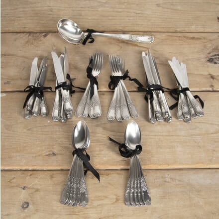 Forty-Two Piece Silver Plated Cutlery Set DA1519787