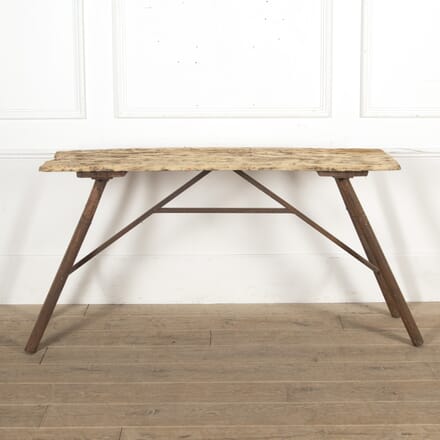 French Industrial Pine Console Table CO4519438