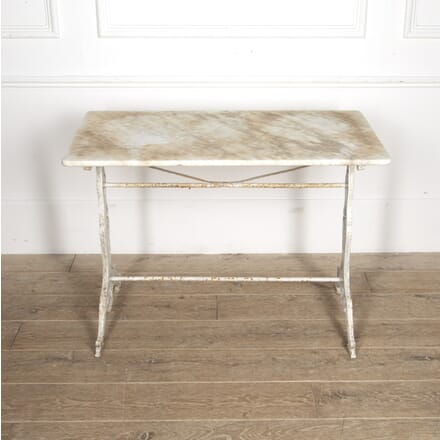 French Bistro Table with Marble Top GA1515387