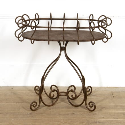 French Iron Florist's Plant Stand Table GA1517624