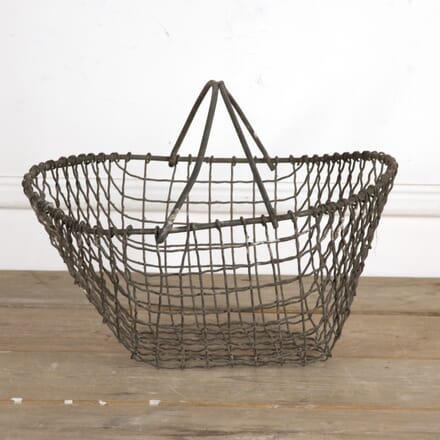 Large French Iron Basket with Handle CH4419241