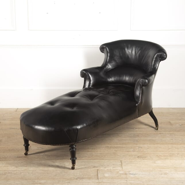 French Napoleon III Leather Daybed SB4515718