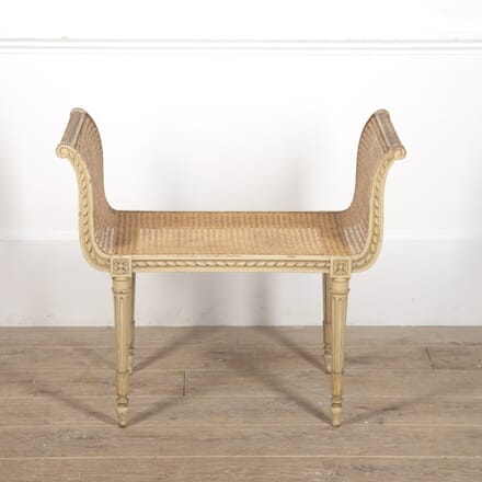 French Louis XVI Revival Caned Stool CH1519761