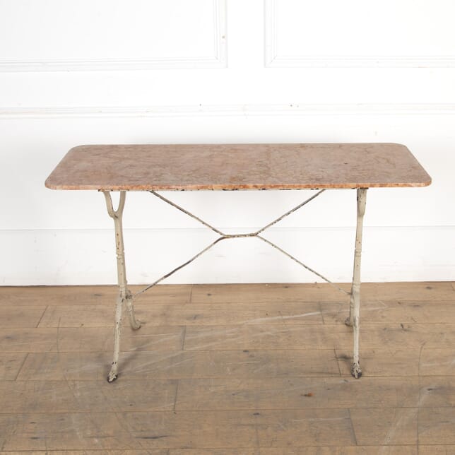 19th Century French Marble Top Bistro Table GA7123322