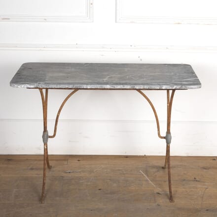 19th Century French Marble Top Bistro Table GA7124285