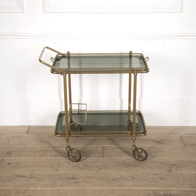French Mid-Century Brass Drinks Trolley TS4818777