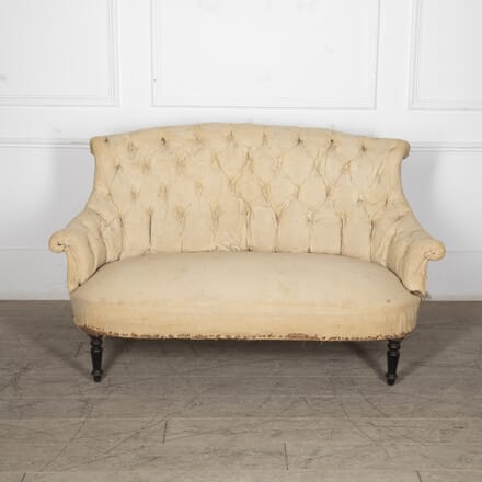19th Century French Napoleon Buttoned Sofa CH1524700
