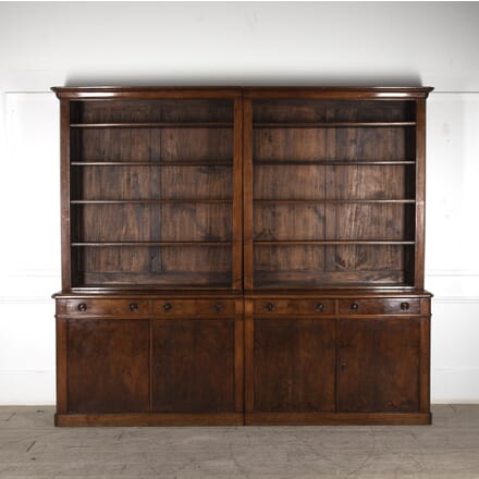 19th Century French Open Shelved Bookcase BK4825572