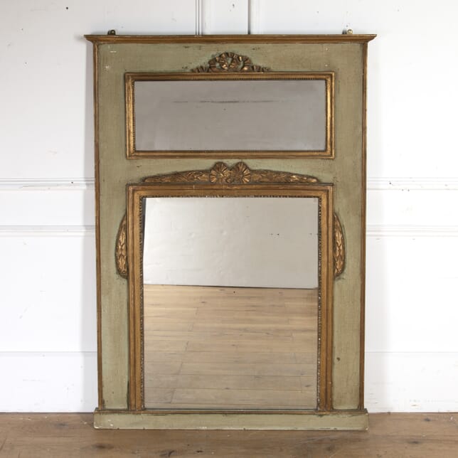 French Painted Trumeau Mirror MI3619326
