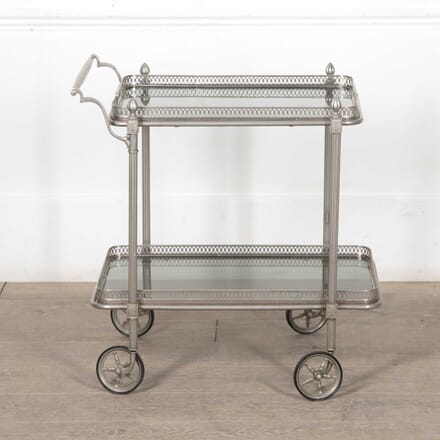 20th Century French Silver Plate Drinks Trolley TS9925789