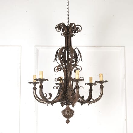 20th Century French Iron Chandelier LL3720500