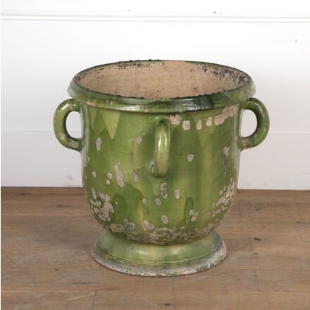French 19th Century Terracotta Green Vase GA0221761