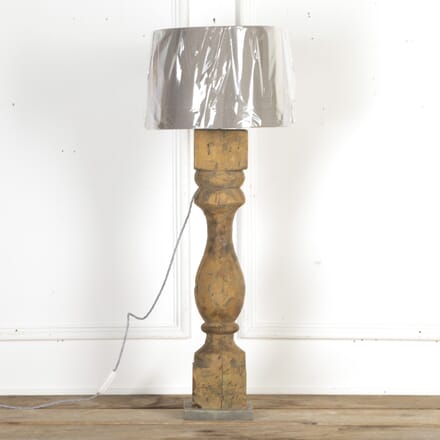 French Wooden Baluster Lamp LL7519059