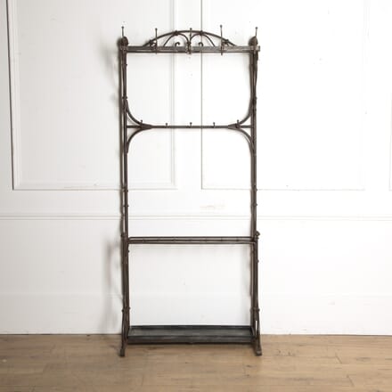French Wrought Iron Coat and Hat Stand OF3619322