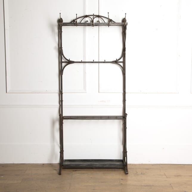 French Wrought Iron Coat and Hat Stand OF3619322