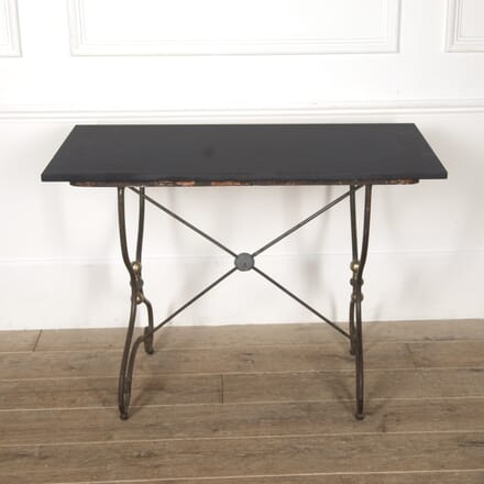 French Wrought Iron Table with A Slate Top TC4417058