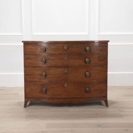 George III Mahogany Bow Front Chest Of Drawers CC0933182