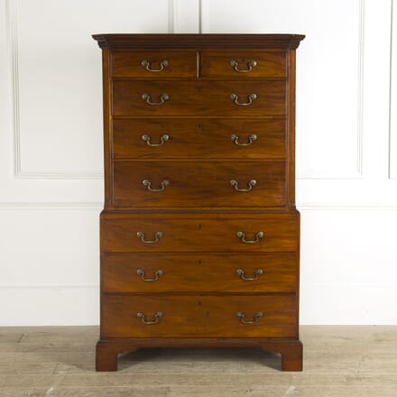 George III Mahogany Chest on Chest BD889680