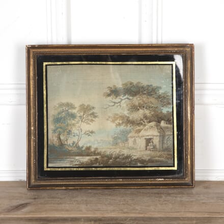 Late 18th Century Needlework Picture of a Country Scene WD8023053