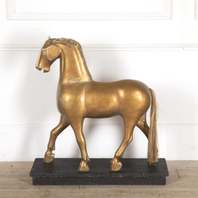 19th Century Gilded Horse DA0814021