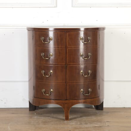 Gillows Bow-Fronted Side Cabinet BD8013789