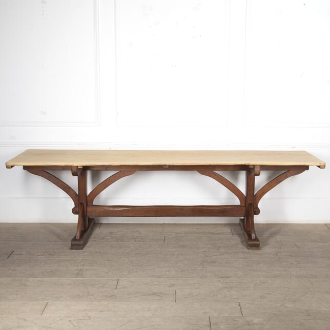 19th Century Gothic Oak Refectory Table TD7825027