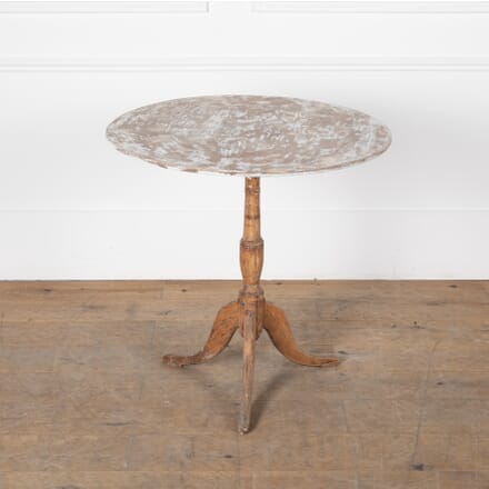 Gustavian Painted Pedestal Table TC9929141