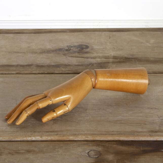 French Wooden Articulated Mannequin Hand DA3718062