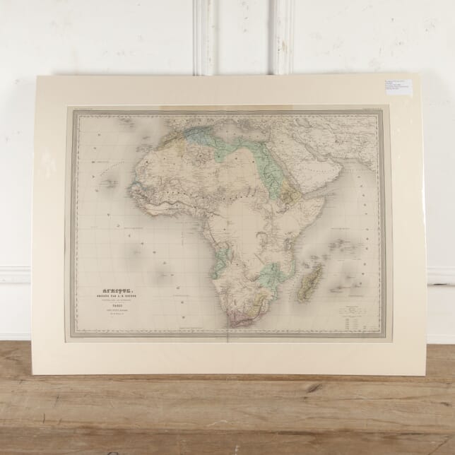 Hand-Coloured Copper Plate Map of Africa WD8016679