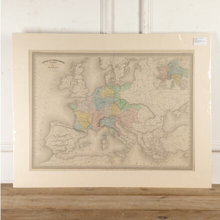 Hand-Coloured Map of the Charlemagne Empire WD8016677