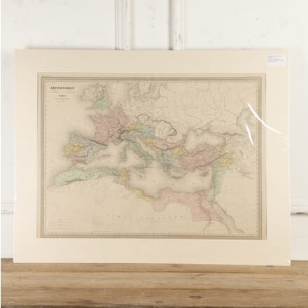 Hand-Coloured Map of The Roman Empire WD8016674