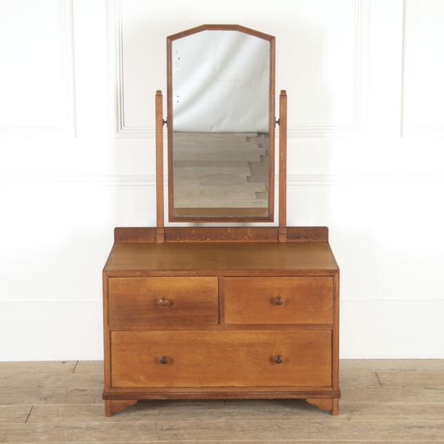 Heal's Oak Dressing Table with Mirror CC7814471