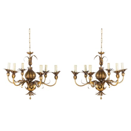 Pair of Hollywood Regency Style Chandeliers LC1559585