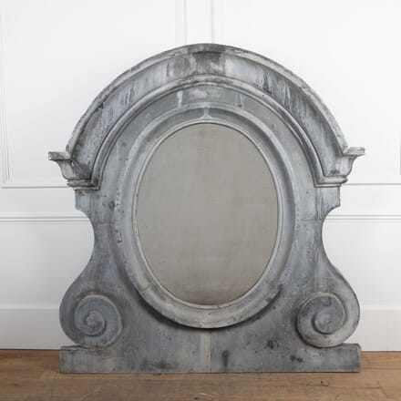 Large 19th Century Zinc Mirrored Window MI8126614