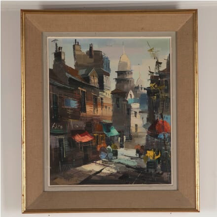 French Painting of a Street Scene WD4812757