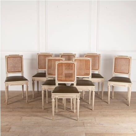 Set of Eight French Dining Chairs CD3512185