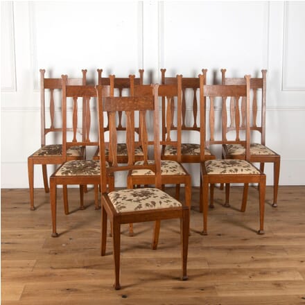 Set of Eight Arts & Crafts Dining Chairs by Hampton & Sons CD5813370