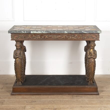 French Specimen Marble Console Table CO4116403