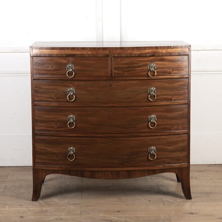 Inlaid Bow-fronted Chest of Drawers CC2020251