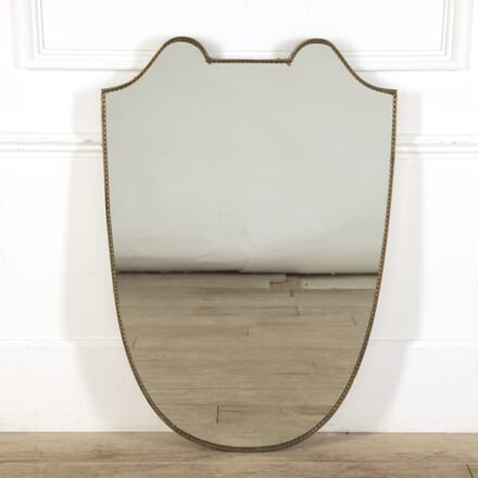 Italian 20th Century Shield Mirror MI9923094