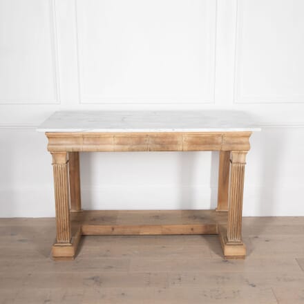 Italian Architectural Bleached Walnut Console Table CO4534044